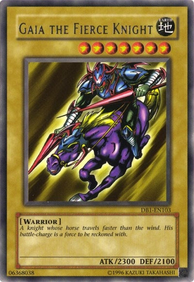 Image for Gaia The Fierce Knight (DB1-EN103) (DB1) - YuGiOh