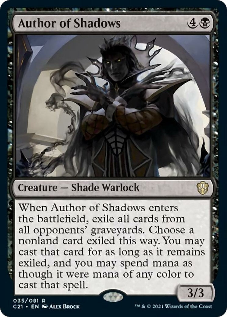 Image for Author of Shadows (35) (Commander 2021) - Magic: The Gathering