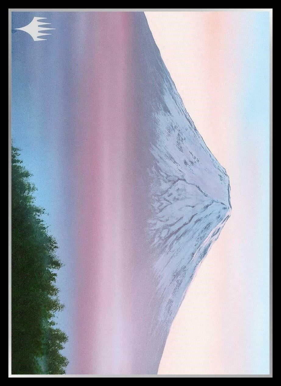 Image for Magic: The Gathering Player's Card Sleeve - APAC Land 3 Mountain (80-Pack) - Card Sleeves