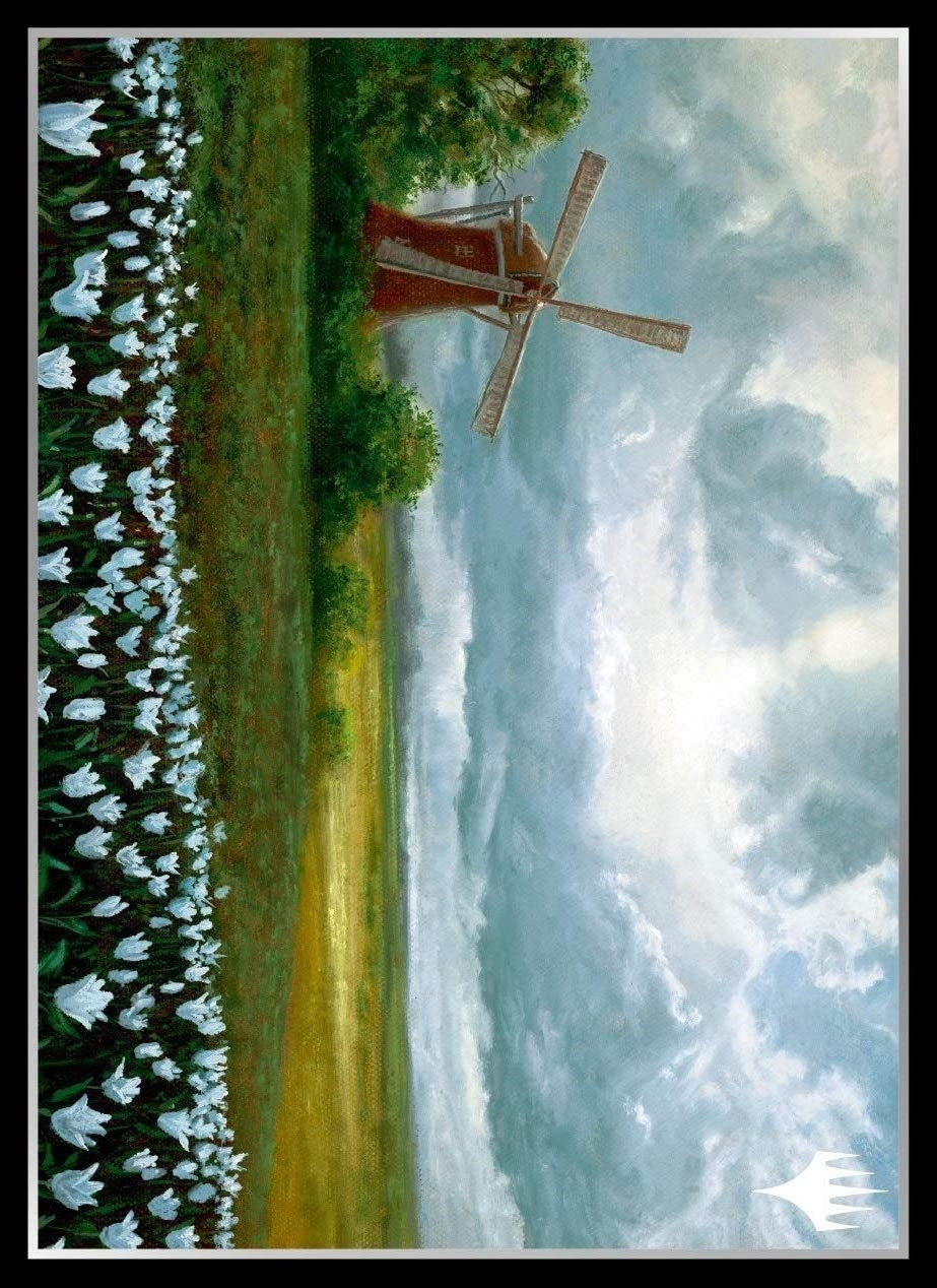 Image for Magic: The Gathering Player's Card Sleeve - EURO Land 2 Plains (80-Pack) - Card Sleeves