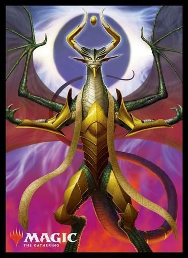 Image for Magic: The Gathering Player's Card Sleeve - War of the Spark - Nicol Bolas, Dragon-God (80-Pack) - Card Sleeves
