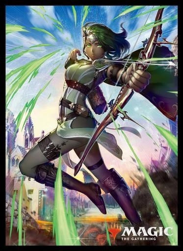 Image for Magic: The Gathering Player's Card Sleeve - War of the Spark - Vivien, Champion of the Wilds (80-Pack) - Card Sleeves