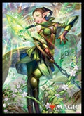 Image for Magic: The Gathering Player's Card Sleeve - War of the Spark - Nissa, Who Shakes the World (80-Pack) - Card Sleeves