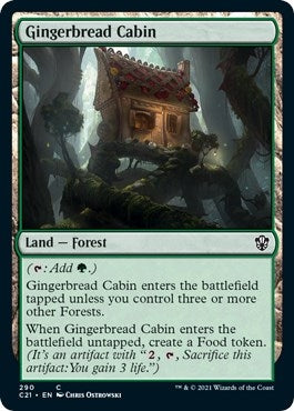 Image for Gingerbread Cabin (290) (Commander 2021) - Magic: The Gathering
