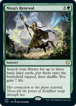 Image for Nissa's Renewal (201) (Commander 2021) - Magic: The Gathering