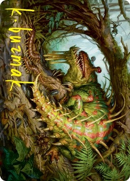 Image for Blex, Vexing Pest Art Card (Gold-Stamped Signature) (22) (Strixhaven) - Magic: The Gathering