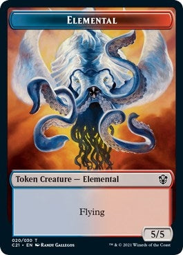 Image for Elemental (020) // Copy Double-Sided Token (20 // 30) (Commander 2021) - Magic: The Gathering
