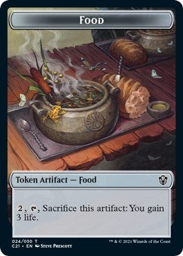 Image for Food // Pest Double-Sided Token (24 // 5) (Commander 2021) - Magic: The Gathering