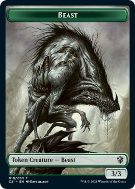 Image for Beast (010) // Whale Double-Sided Token (10 // 5) (Commander 2021) - Magic: The Gathering