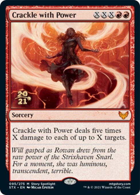 Image for Crackle with Power (95) (Prerelease Cards) - Magic: The Gathering