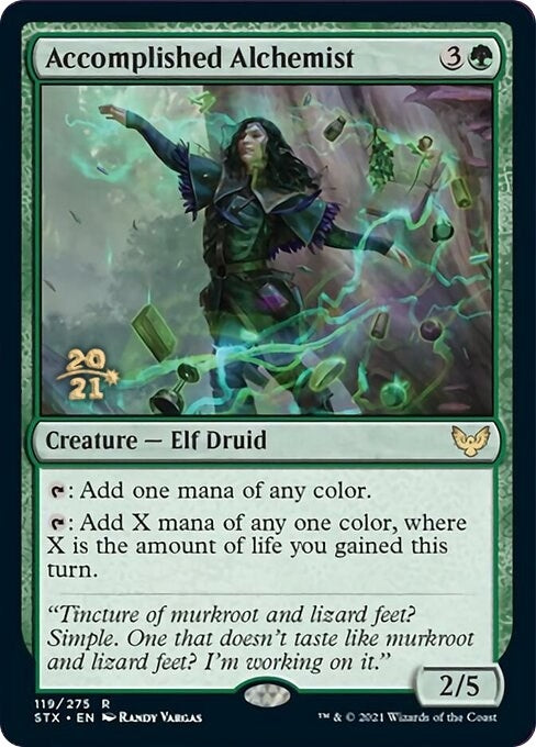Image for Accomplished Alchemist (119) (Prerelease Cards) - Magic: The Gathering