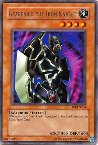 Image for Gearfried the Iron Knight (DB1-EN204) (DB1) - YuGiOh