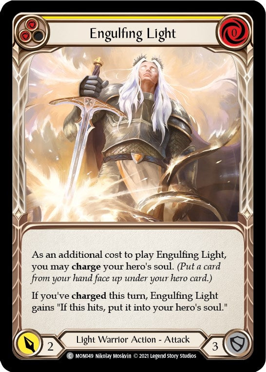 Image for Engulfing Light (Yellow) (MON049) (Monarch) - Flesh and Blood TCG