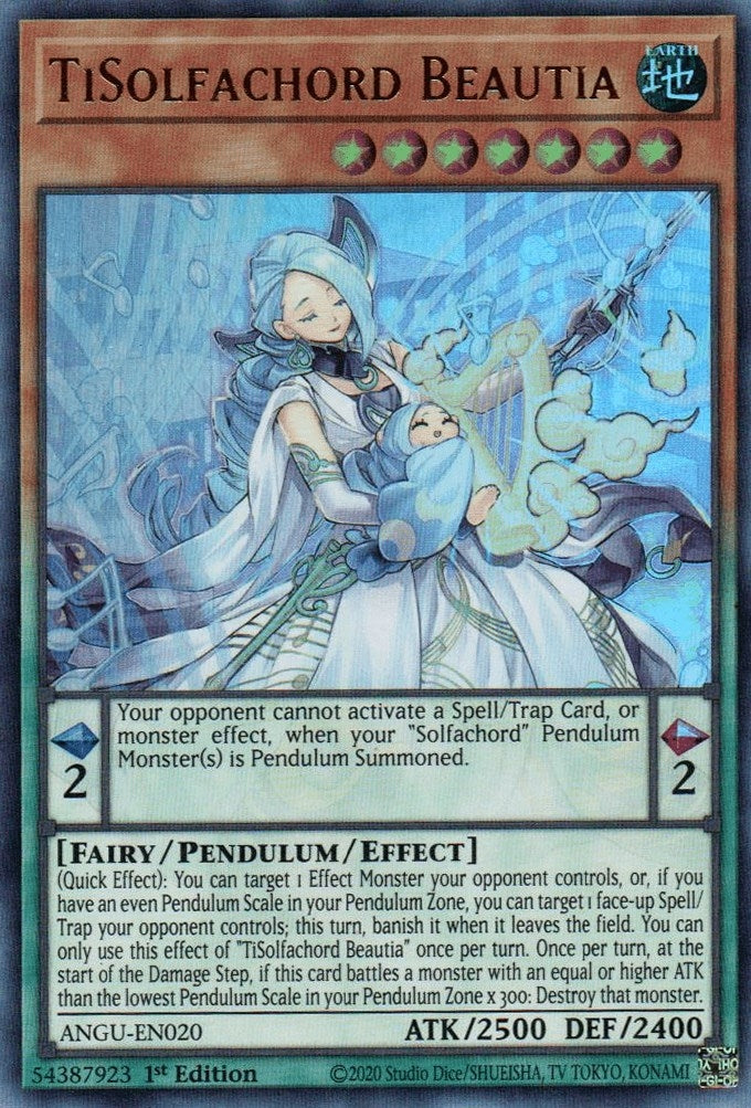 Image for TiSolfachord Beautia (ANGU-EN020) (ANGU) - YuGiOh