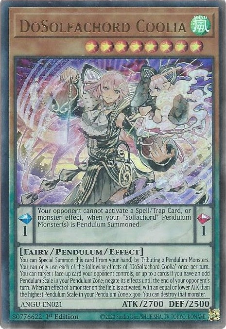 Image for DoSolfachord Coolia (ANGU-EN021) (ANGU) - YuGiOh