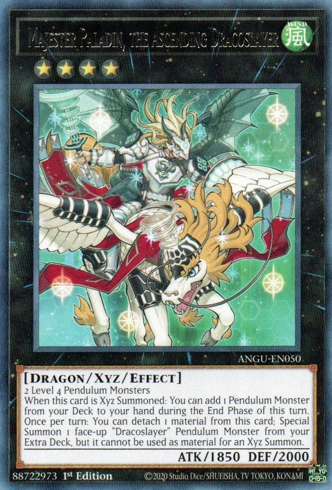 Image for Majester Paladin, the Ascending Dracoslayer (ANGU-EN050) (ANGU) - YuGiOh