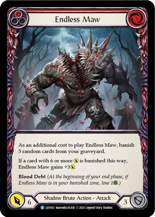 Endless Maw (Red) (LEV012) (Blitz Deck: Monarch - Levia)