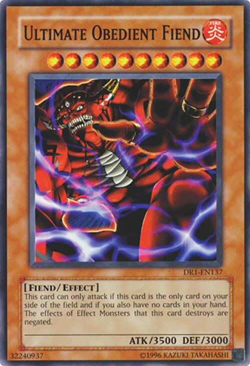 Image for Ultimate Obedient Fiend (DR1-EN137) (DR1) - YuGiOh