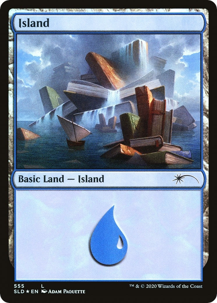 Image for Island (555) (555) (Secret Lair Drop Series) - Magic: The Gathering