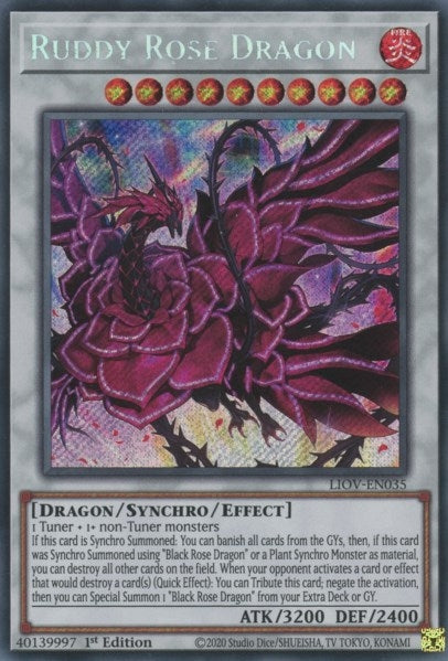 Image for Ruddy Rose Dragon (LIOV-EN035) (LIOV) - YuGiOh