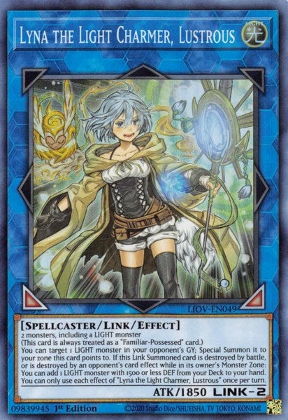 Image for Lyna the Light Charmer, Lustrous (LIOV-EN049) (LIOV) - YuGiOh
