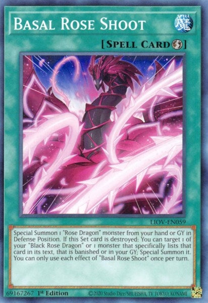 Image for Basal Rose Shoot (LIOV-EN059) (LIOV) - YuGiOh
