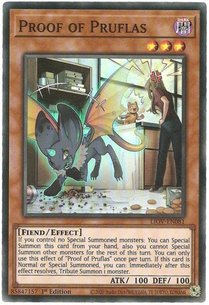 Image for Proof of Pruflas (LIOV-EN081) (LIOV) - YuGiOh