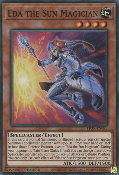 Image for Eda the Sun Magician (LIOV-EN093) (LIOV) - YuGiOh
