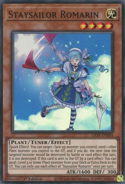 Image for Staysailor Romarin (LIOV-EN094) (LIOV) - YuGiOh