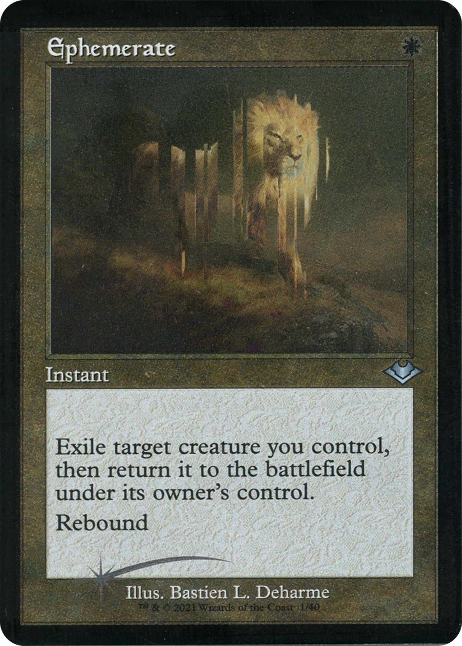 Image for Ephemerate (Retro Frame) (Foil Etched) (1) (Modern Horizons) - Magic: The Gathering