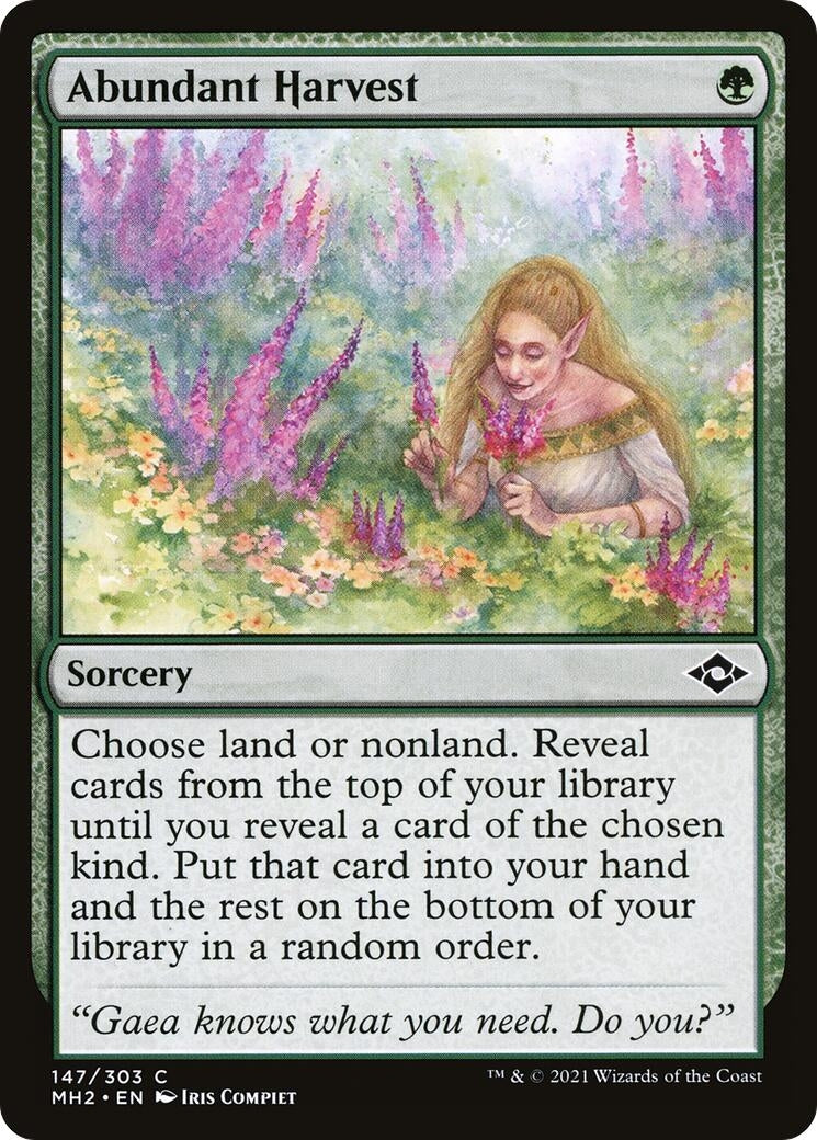 Image for Abundant Harvest (147) (Modern Horizons 2) - Magic: The Gathering
