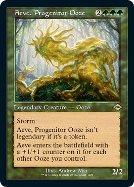 Image for Aeve, Progenitor Ooze (Retro Frame) (Foil Etched) (409) (Modern Horizons 2) - Magic: The Gathering