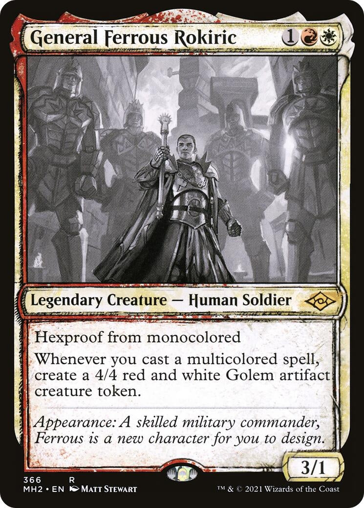 Image for General Ferrous Rokiric (Showcase) (366) (Modern Horizons 2) - Magic: The Gathering