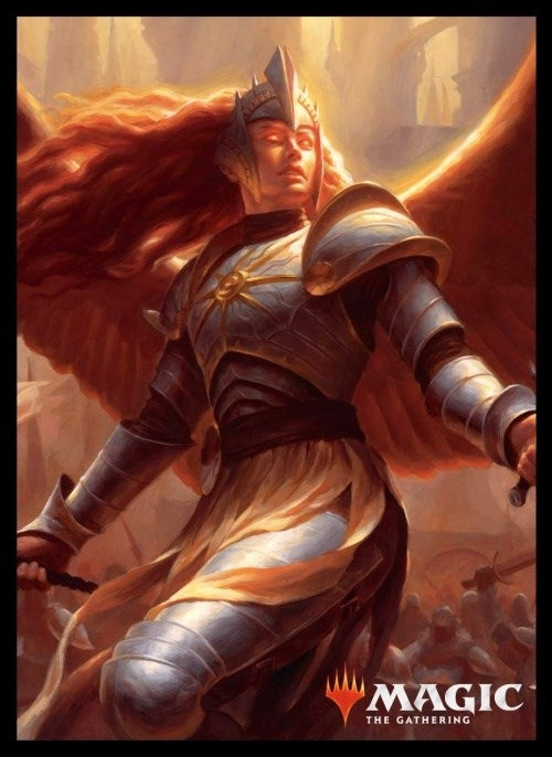 Image for Magic: The Gathering Player's Card Sleeve - Guilds of Ravnica - Aurelia, Exemplar of Justice (80-Pack) - Card Sleeves