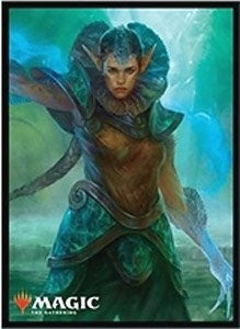Image for Magic: The Gathering Player's Card Sleeve - Ravnica Allegiance - Frilled Mystic (80-Pack) - Card Sleeves