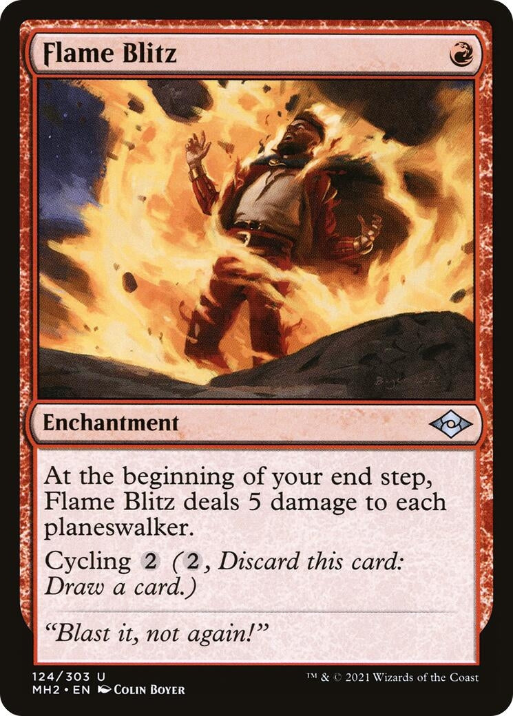 Image for Flame Blitz (124) (Modern Horizons 2) - Magic: The Gathering