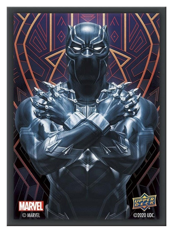 Image for Upper Deck Marvel Card Sleeves - Standard Matte - Black Panther (65-Pack) - Card Sleeves