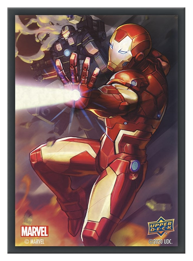 Image for Upper Deck Marvel Card Sleeves - Standard Matte - Iron Man (65-Pack) - Card Sleeves