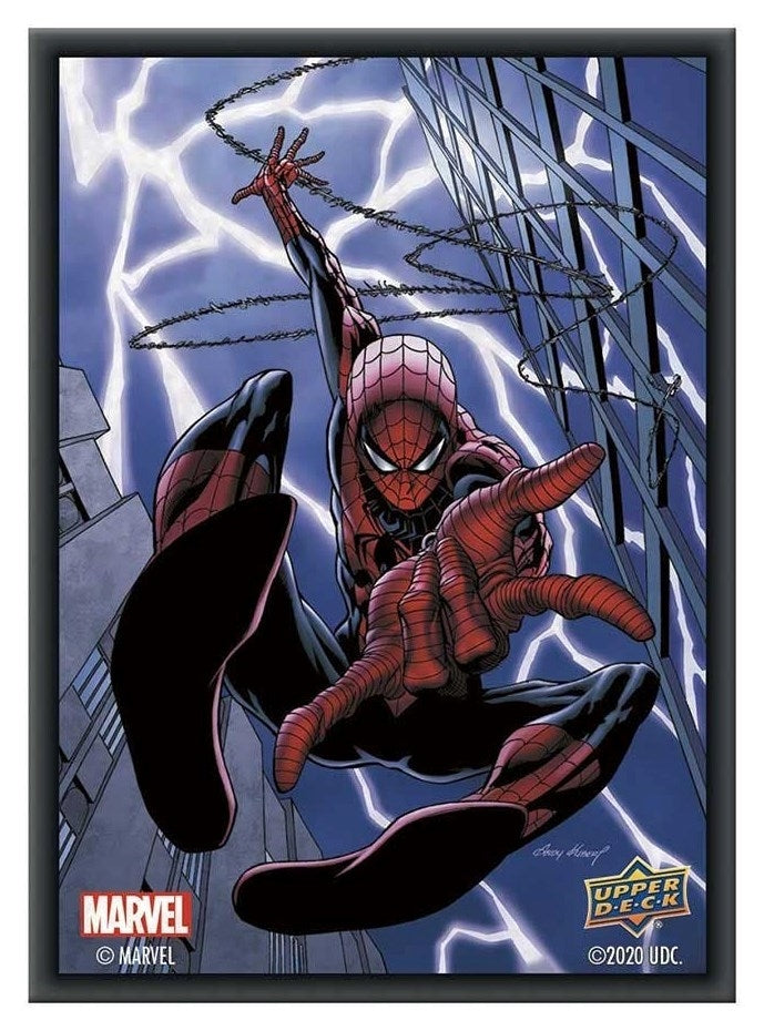 Image for Upper Deck Marvel Card Sleeves - Standard Matte - Spider-Man (65-Pack) - Card Sleeves