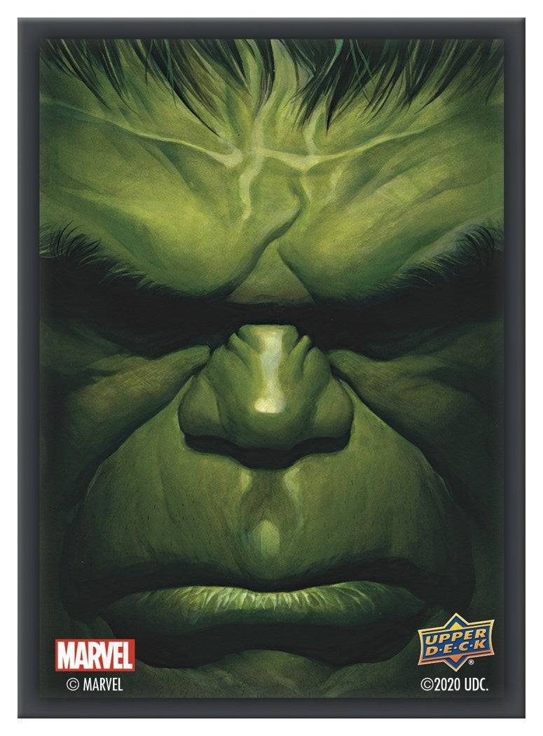 Image for Upper Deck Marvel Card Sleeves - Standard Matte - Hulk (65-Pack) - Card Sleeves