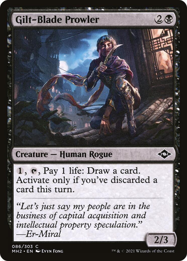 Image for Gilt-Blade Prowler (86) (Modern Horizons 2) - Magic: The Gathering