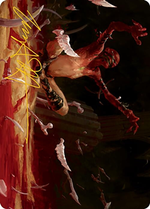 Image for Bone Shards Art Card (Gold-Stamped Signature) (27) (Modern Horizons 2) - Magic: The Gathering