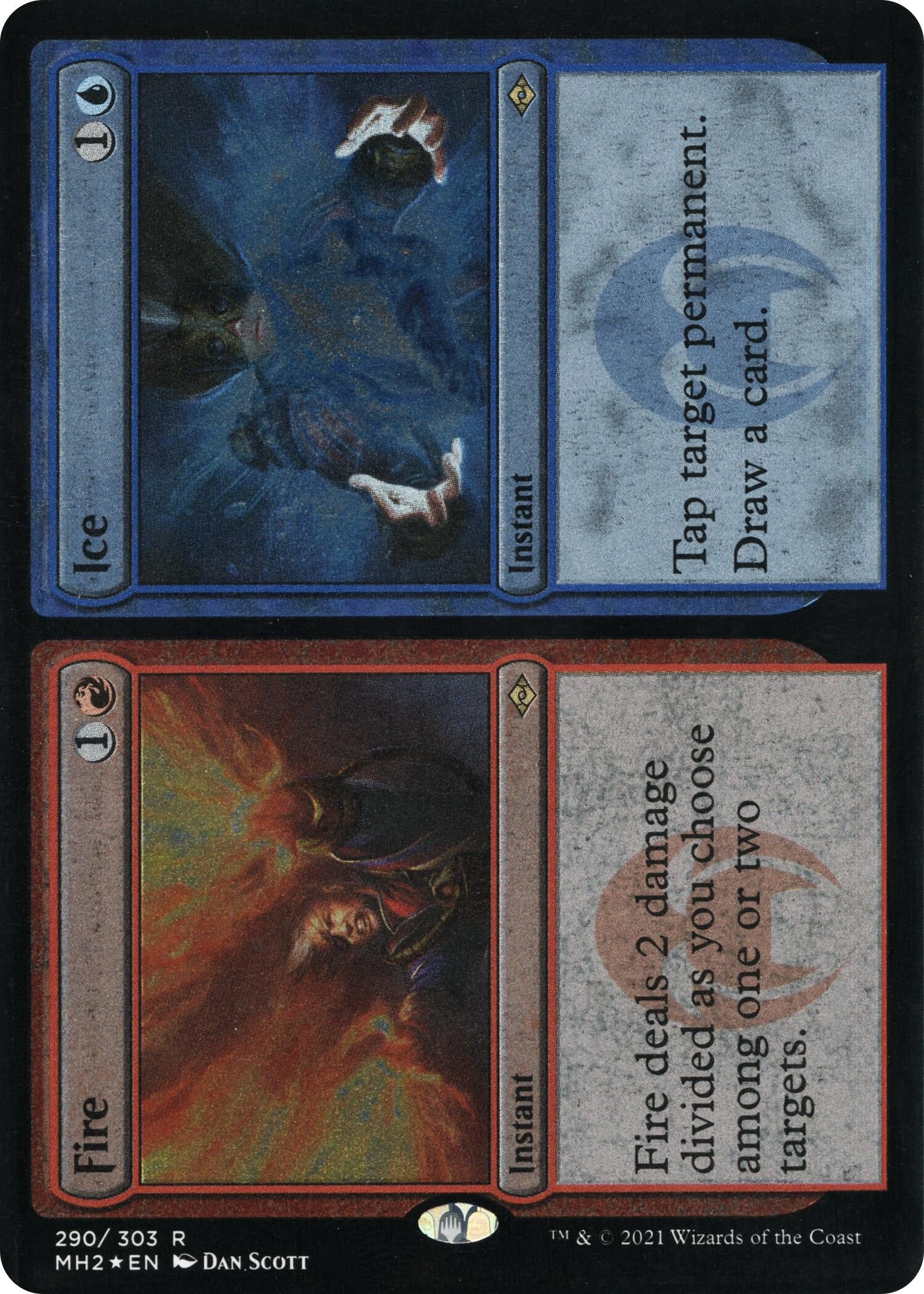 Image for Fire // Ice (Foil Etched) (290) (Modern Horizons 2) - Magic: The Gathering