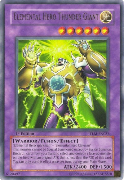 Image for Elemental HERO Thunder Giant (TLM-EN036) (TLM) - YuGiOh
