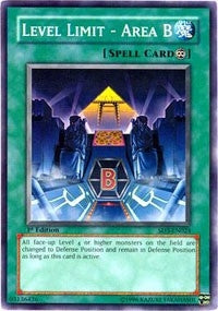 Image for Level Limit - Area B (SD3-EN024) (SD3) - YuGiOh