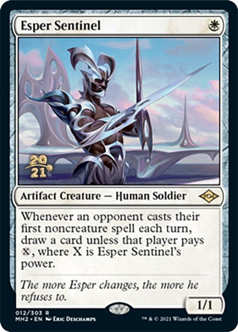 Image for Esper Sentinel (12) (Prerelease Cards) - Magic: The Gathering