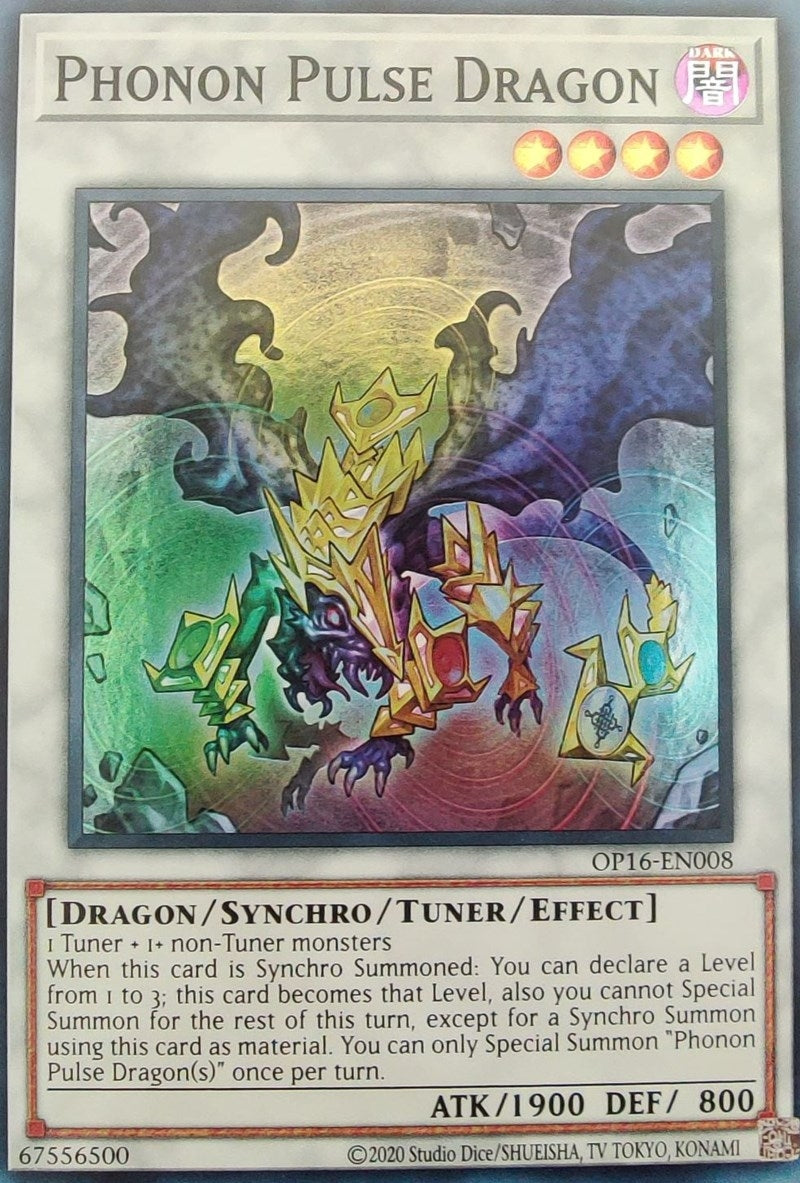 Image for Phonon Pulse Dragon (OP16-EN008) (OP16) - YuGiOh