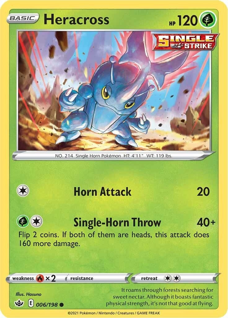 Image for Heracross (006/198) (SWSH06) - Pokemon