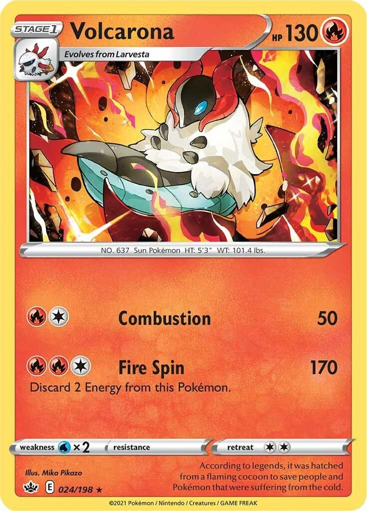 Image for Volcarona (024/198) (SWSH06) - Pokemon