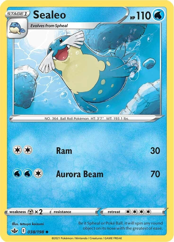 Image for Sealeo (038/198) (SWSH06) - Pokemon